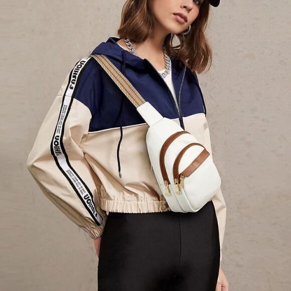 Leather Cross Body Sling Bag - Picture 1 of 6